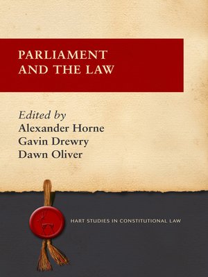 cover image of Parliament and the Law
